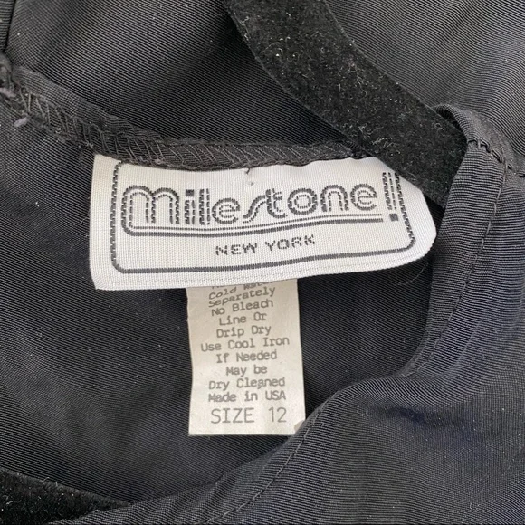 Vintage Milestone dressy one piece jumper embellished size 12 - Picture 6 of 9